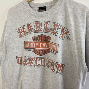 Vintage Harley Davidson T Shirt L Downtown Renton Washington